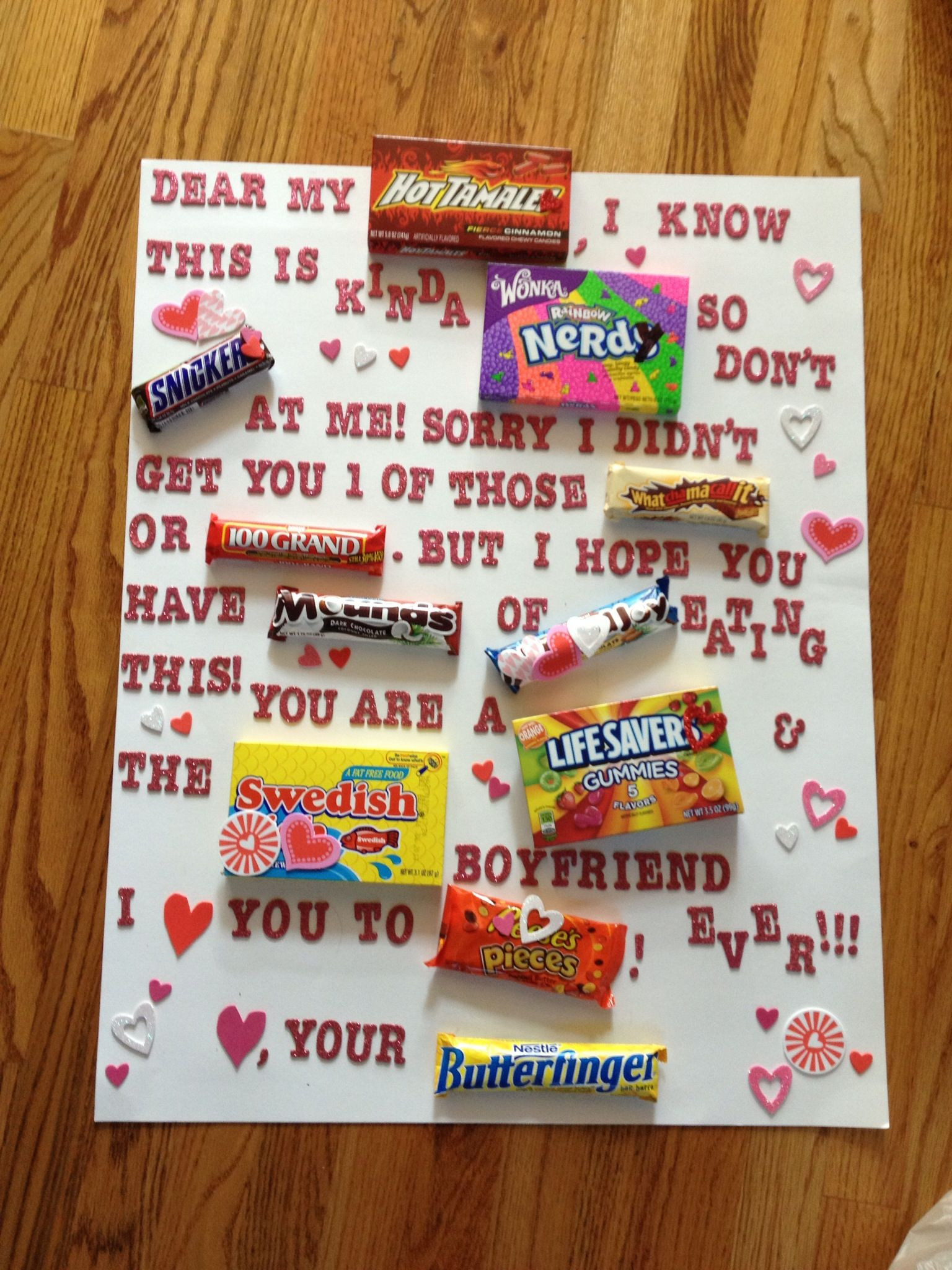 Cheap Valentines Day Gift Ideas For Boyfriend
 What I made my boyfriend for Valentines day