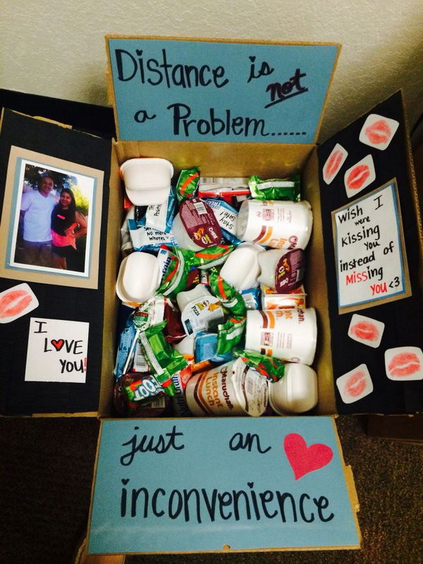 College Boyfriend Gift Ideas
 Creative College Care Package Ideas Hative