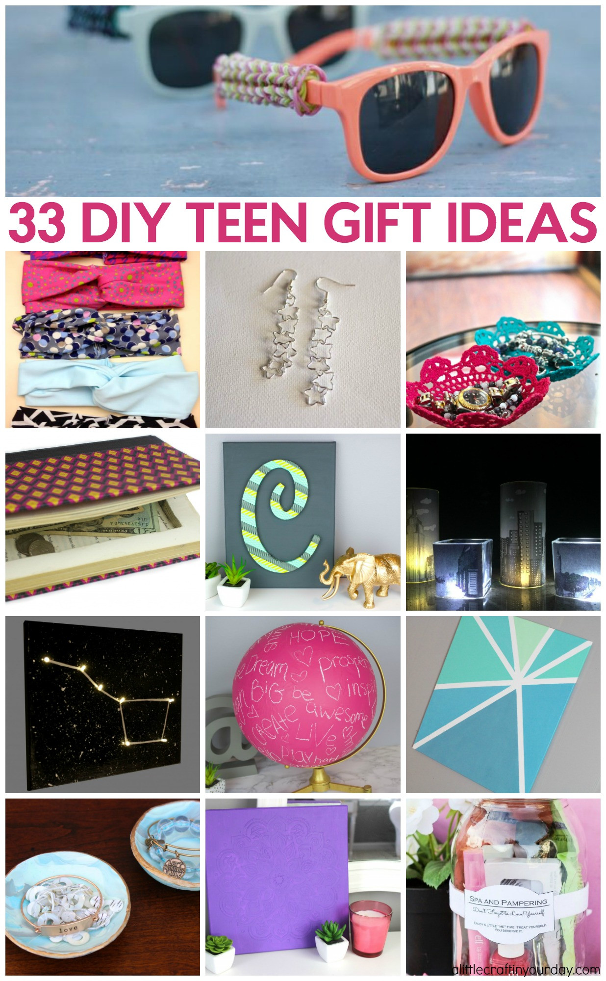 Craft Gift Ideas For Girls
 33 DIY Teen Gift Ideas A Little Craft In Your Day