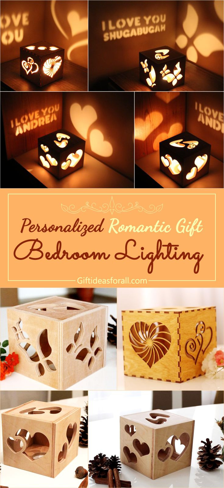 Creative Birthday Gift Ideas For Girlfriend
 Personalized romantic bedroom lighting Gifts Giftideas