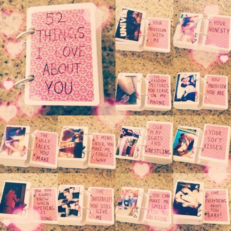 Cute Gift Ideas For Boyfriend For Valentines Day
 Scrapbook & Gift Ideas For Boyfriend 52 Things I Love
