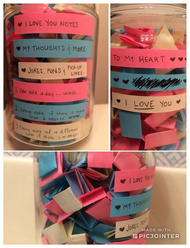 Cute Gift Ideas For Boyfriend
 Jar Ideas