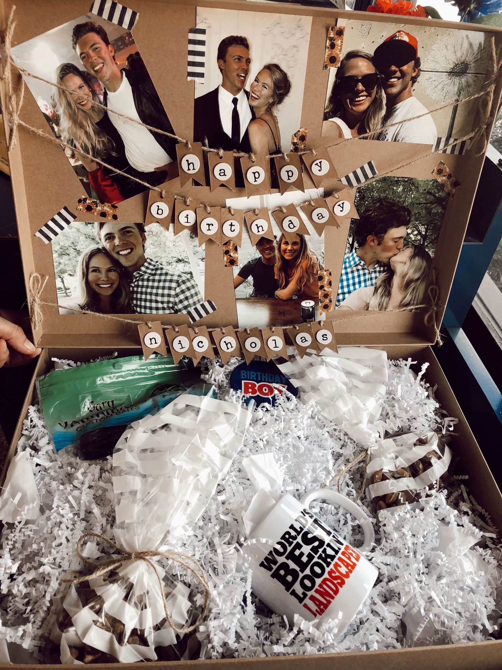Cute Gift Ideas For Boyfriends Birthday
 long distance birthday box for boyfriend