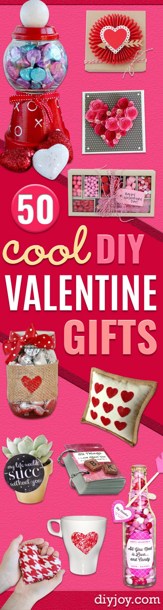 Cute Homemade Valentines Day Gifts
 50 Easy DIY Valentine s Day Gifts