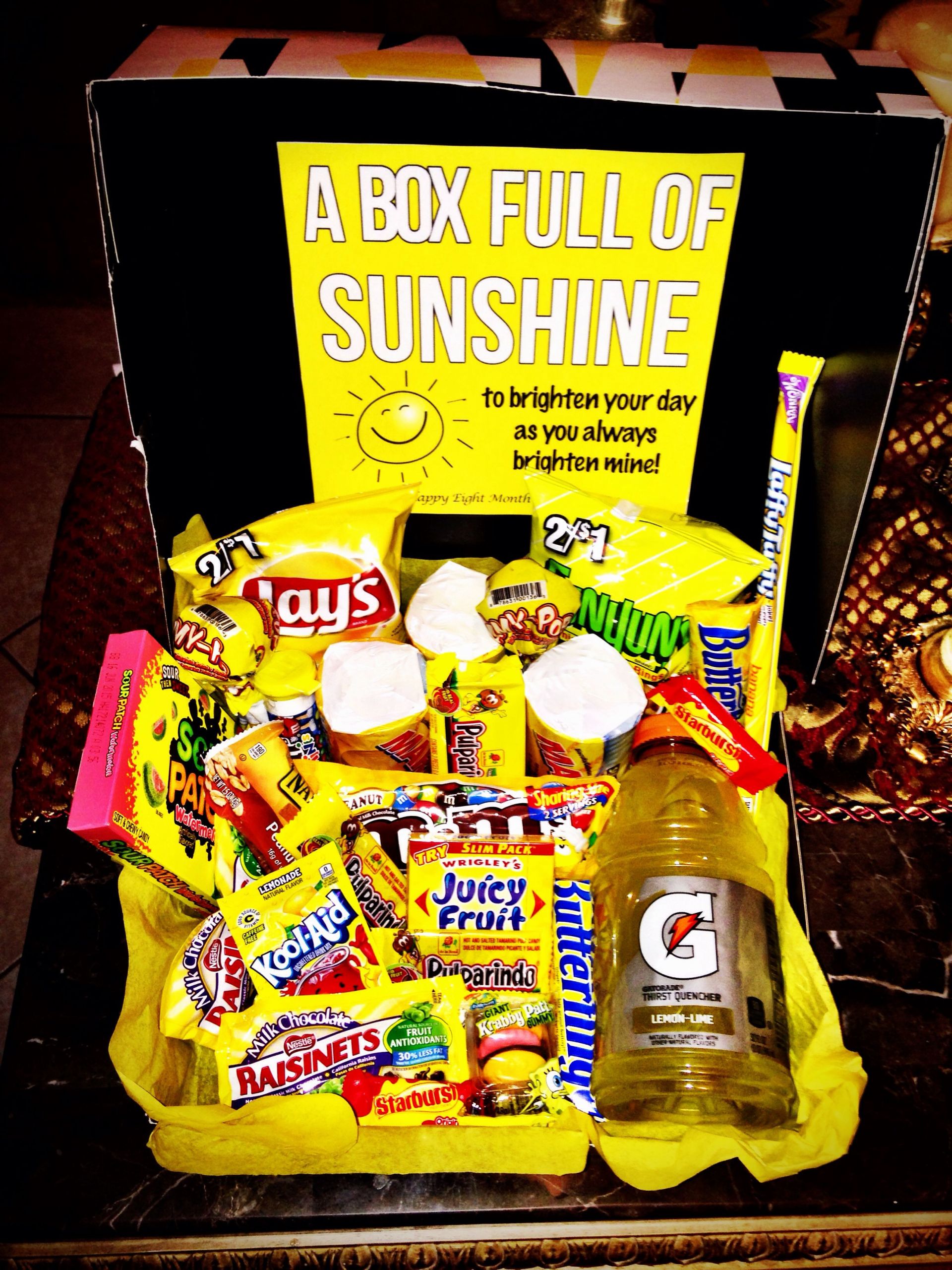 Cute Small Gift Ideas For Boyfriend
 "Box Full Sunshine" Gift For The Boyfriend