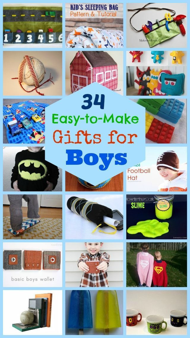 Diy Gift Ideas For Boys
 34 Awesome Handmade Gifts for Boys Crafts a la Mode