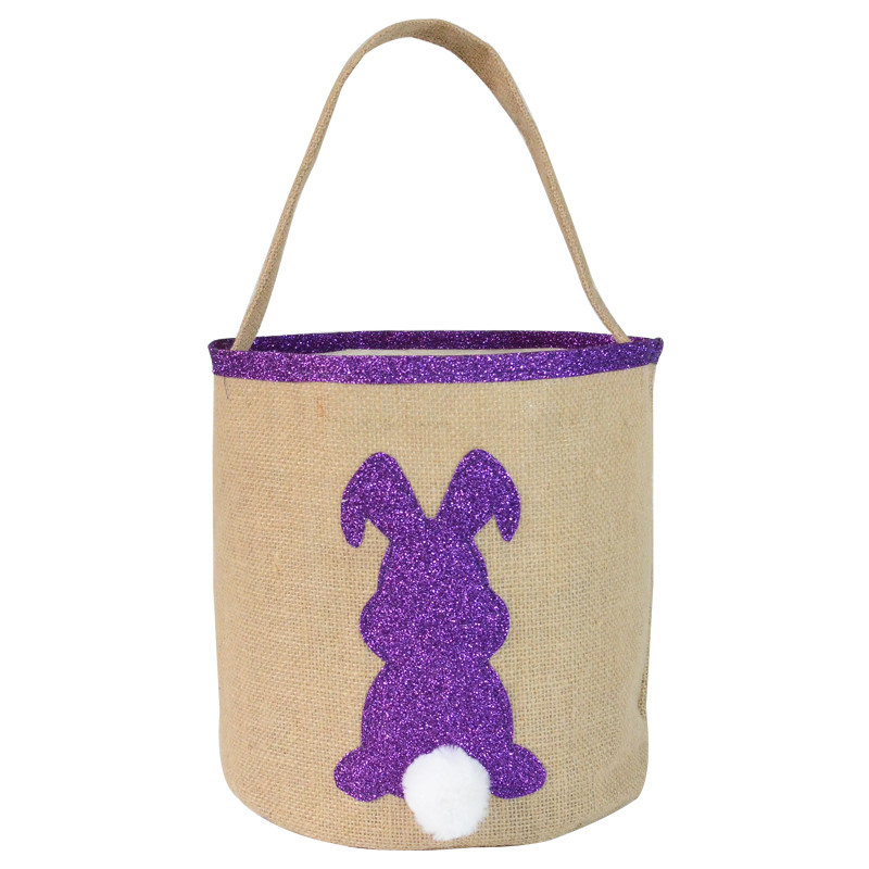 Easter Gift Bags
 Easter Basket Holiday Rabbit Bunny Printed Canvas Gift