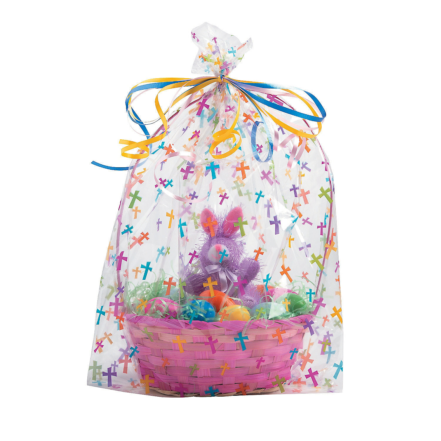Easter Gift Bags
 Religious Easter Basket Cellophane Bags Party Supplies