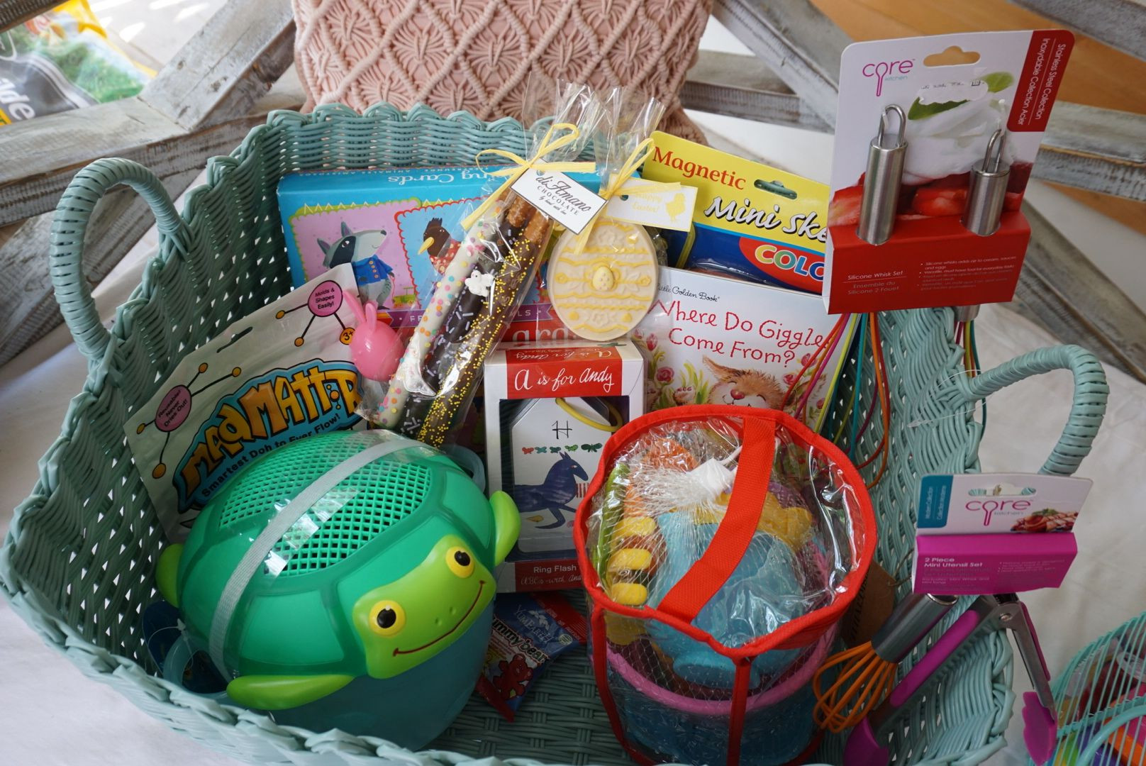 Easter Gifts For 3 Year Old
 Sensory themed Easter Basket ideas for three year old
