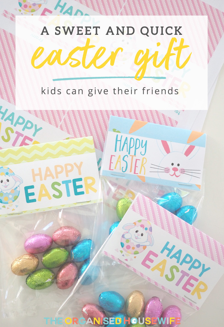 Easter Gifts For Friends
 Sweet Easter t for kids to give their school friends