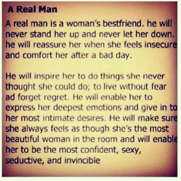 Feeling Insecure In A Relationship Quotes
 A real man