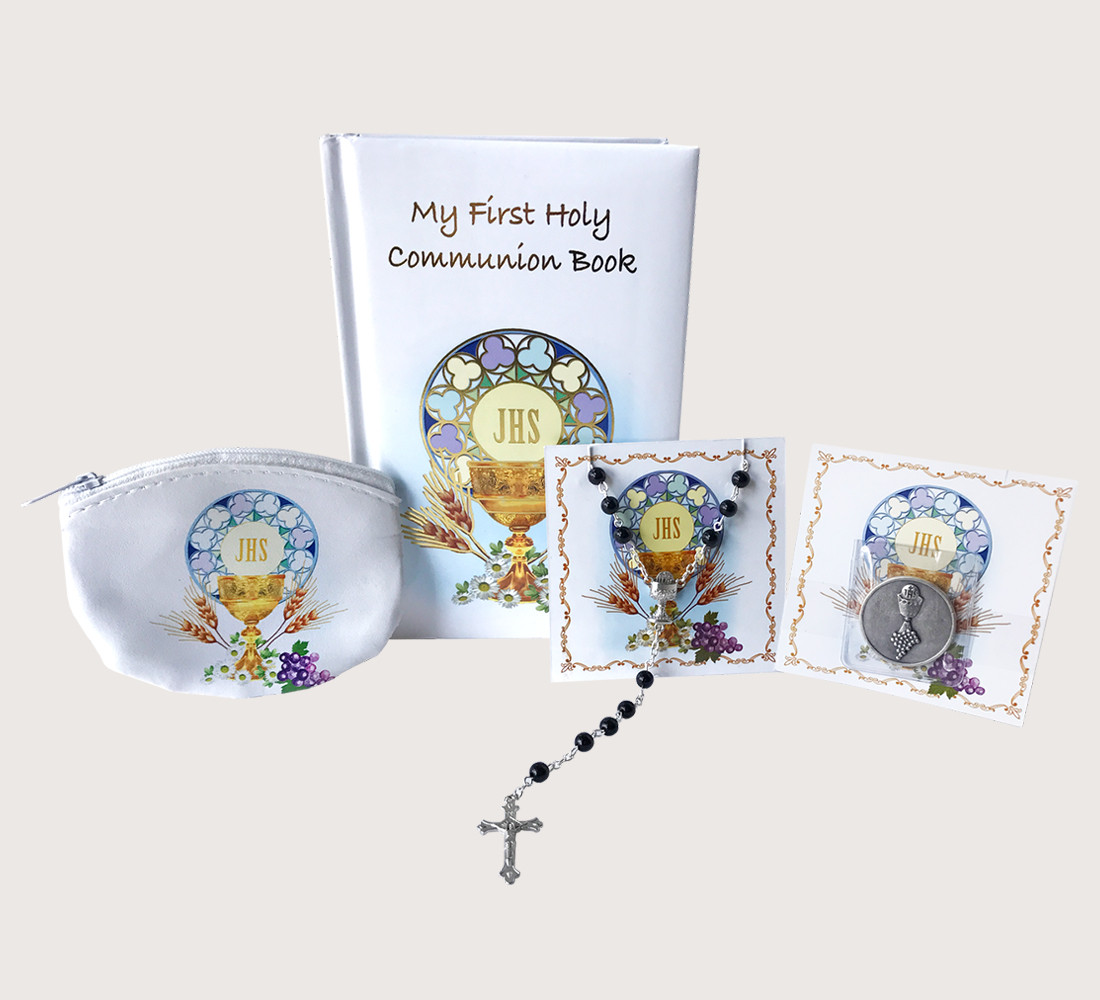 First Communion Gift Ideas Boys
 My First Holy munion Gift Set Boy Saint Meinrad