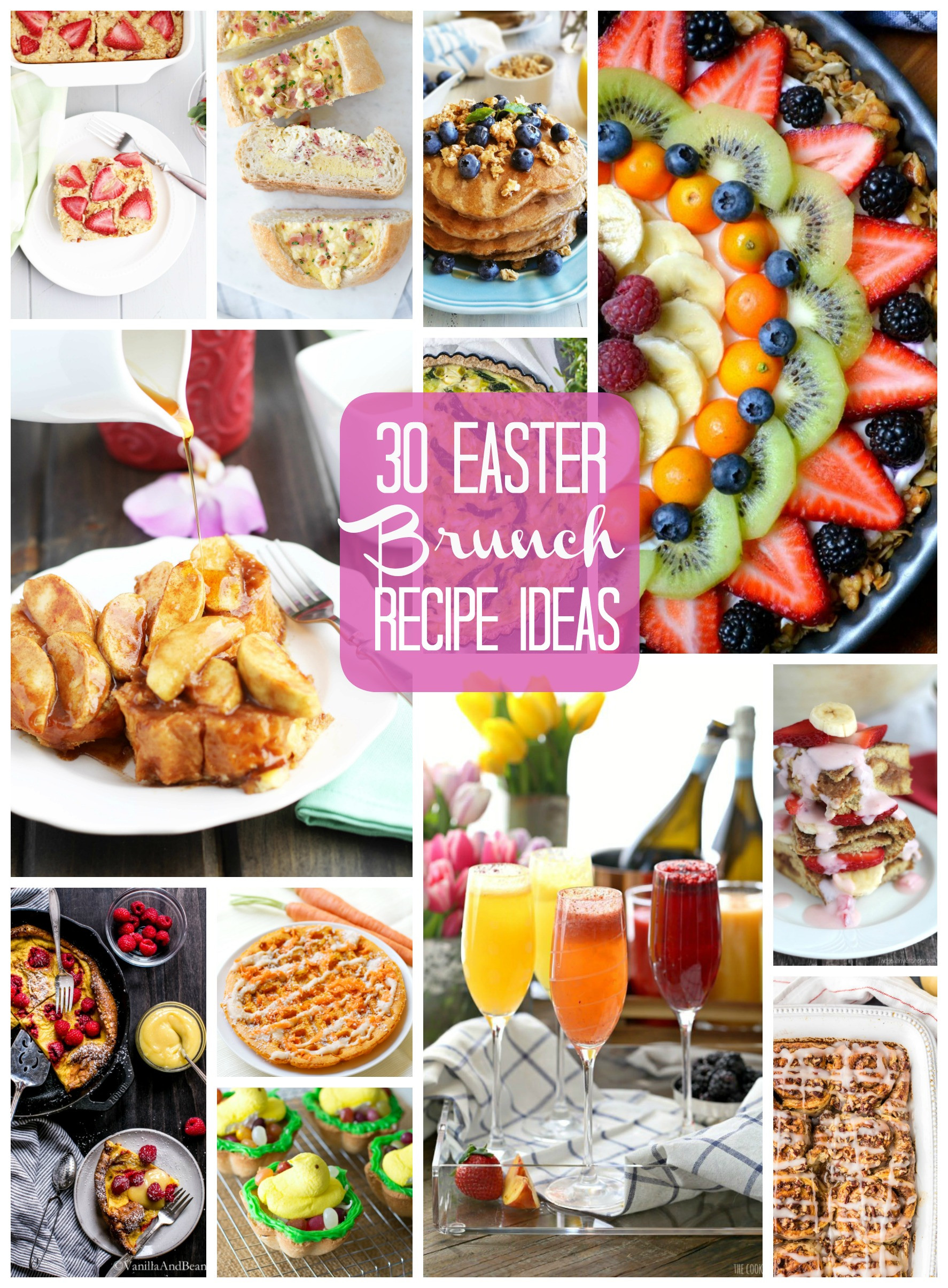 Food For Easter Brunch
 30 Easter Brunch Recipe Ideas