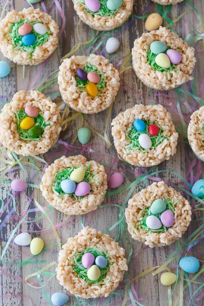Fun Easy Easter Desserts
 Krispie Easter Nests Recipe