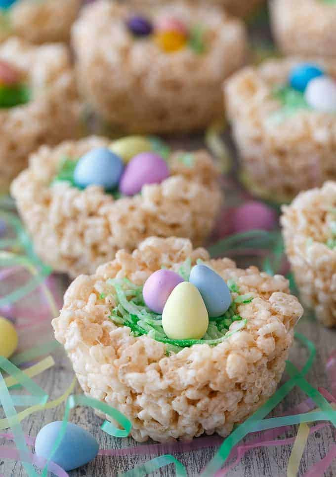 Fun Easy Easter Desserts
 Krispie Easter Nests Simply Stacie