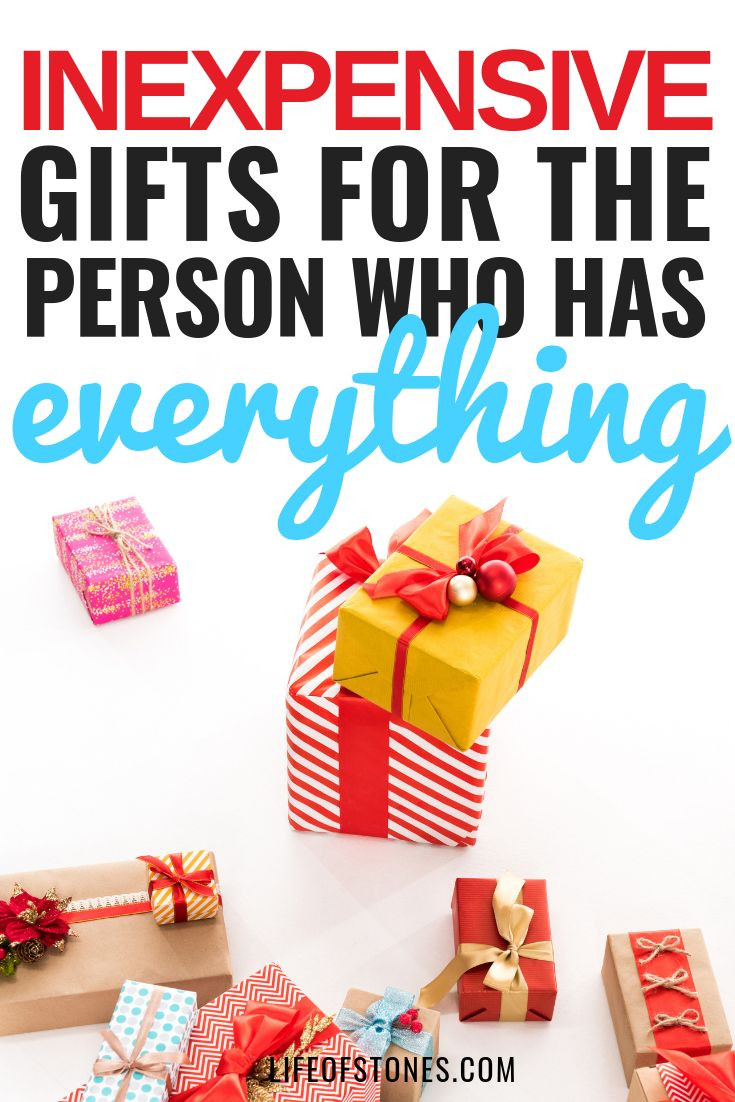 Gift Ideas For Boyfriend Who Has Everything
 10 Frugal Gifts for someone who has everything