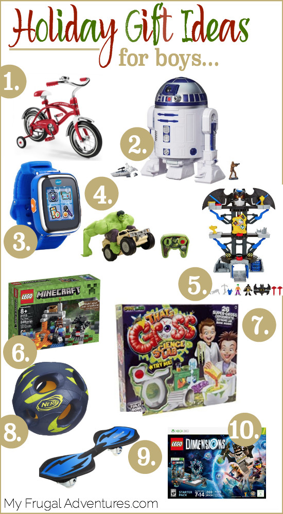 Gift Ideas For Boys Age 12
 Holiday Gift Guide for Boys Age 5 10 My Frugal Adventures