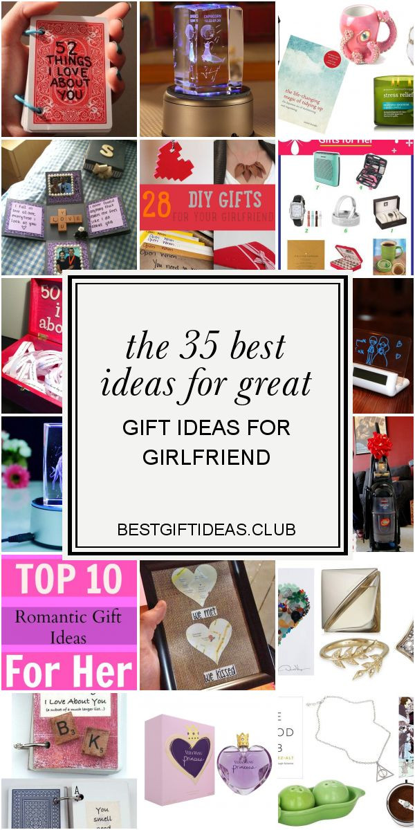 Girlfriend Gift Ideas 2020
 The 35 Best Ideas for Great Gift Ideas for Girlfriend in