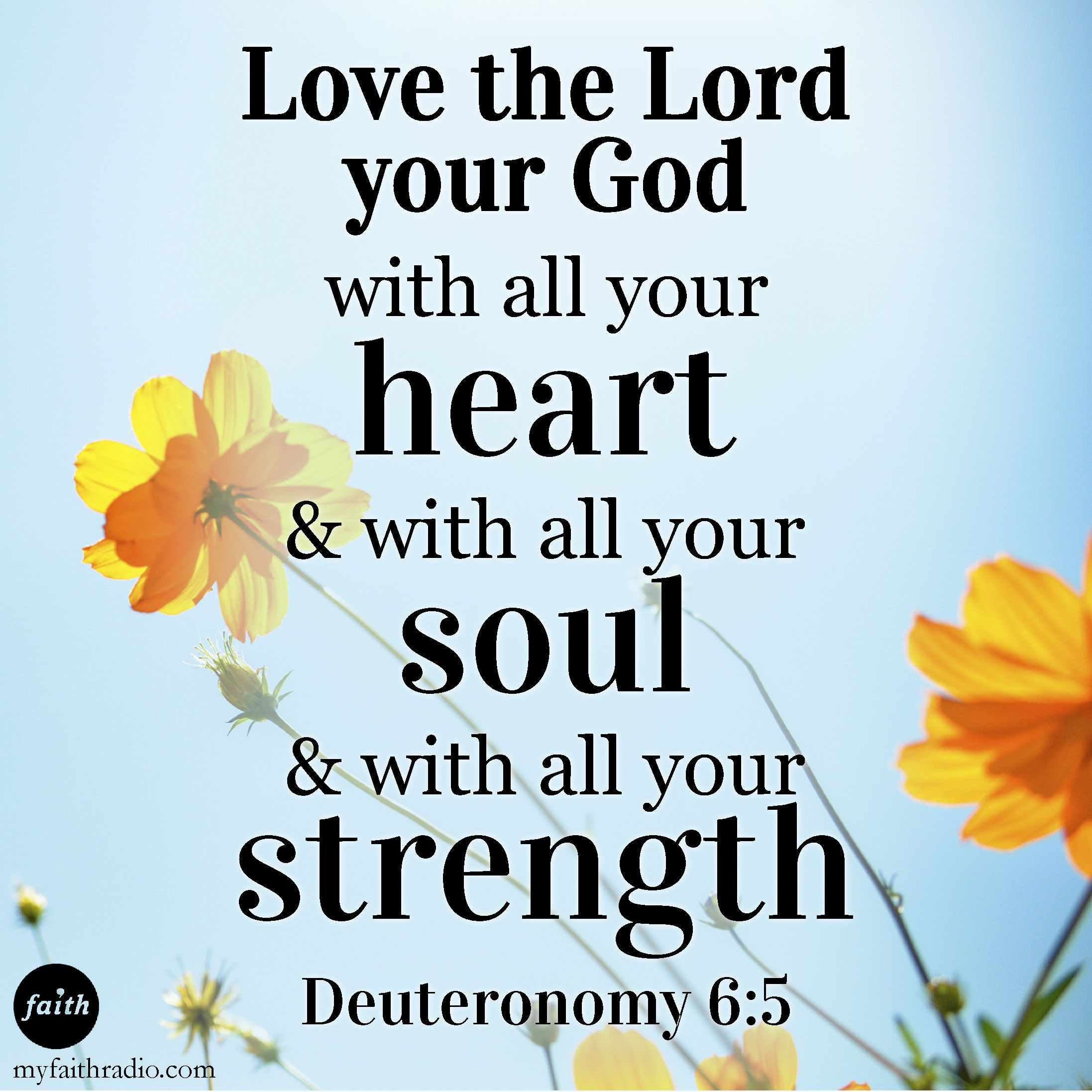 God Quotes On Love
 Love the Lord your God