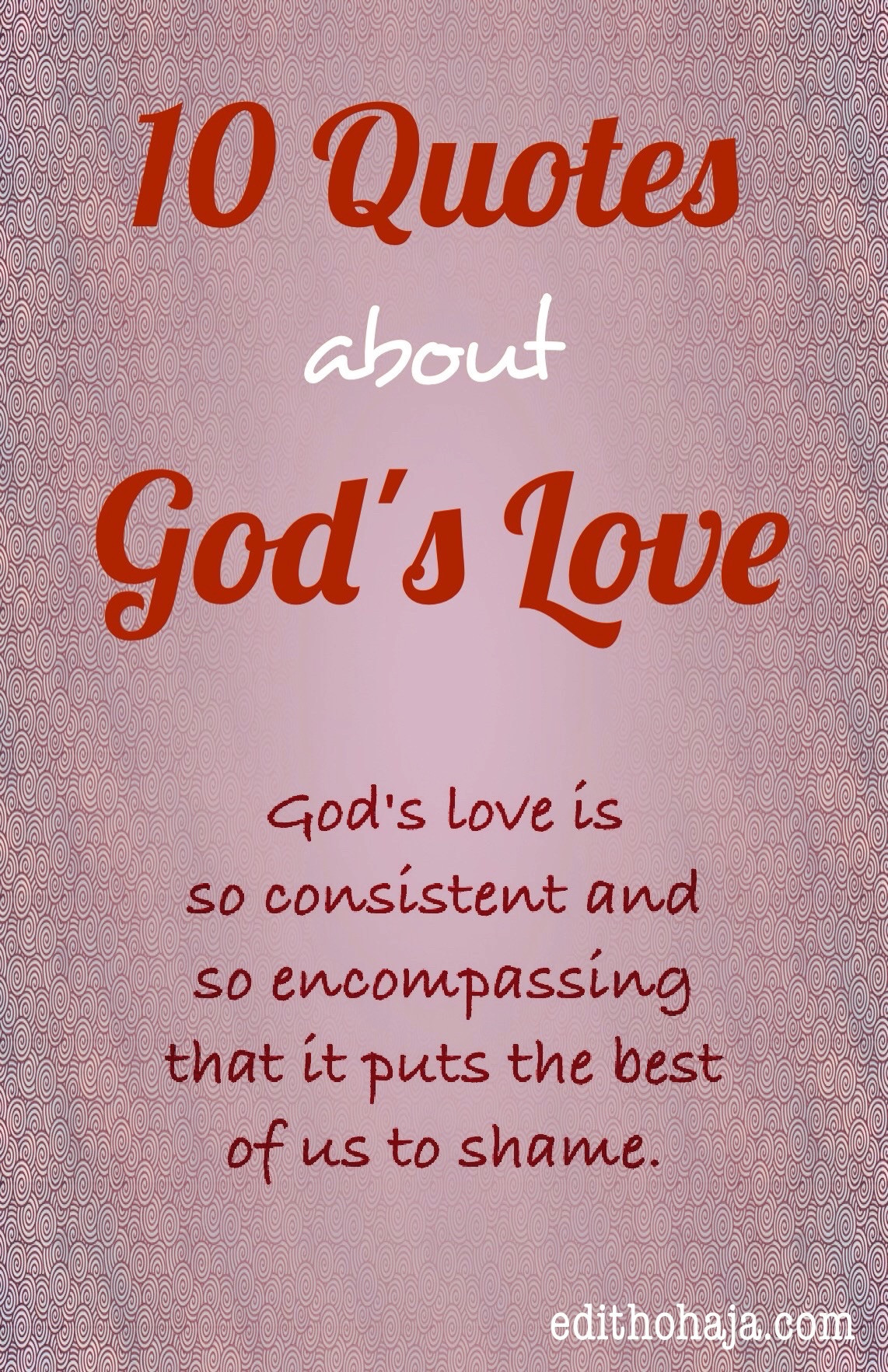 God Quotes On Love
 10 QUOTES ABOUT GOD S LOVE Edith Ohaja
