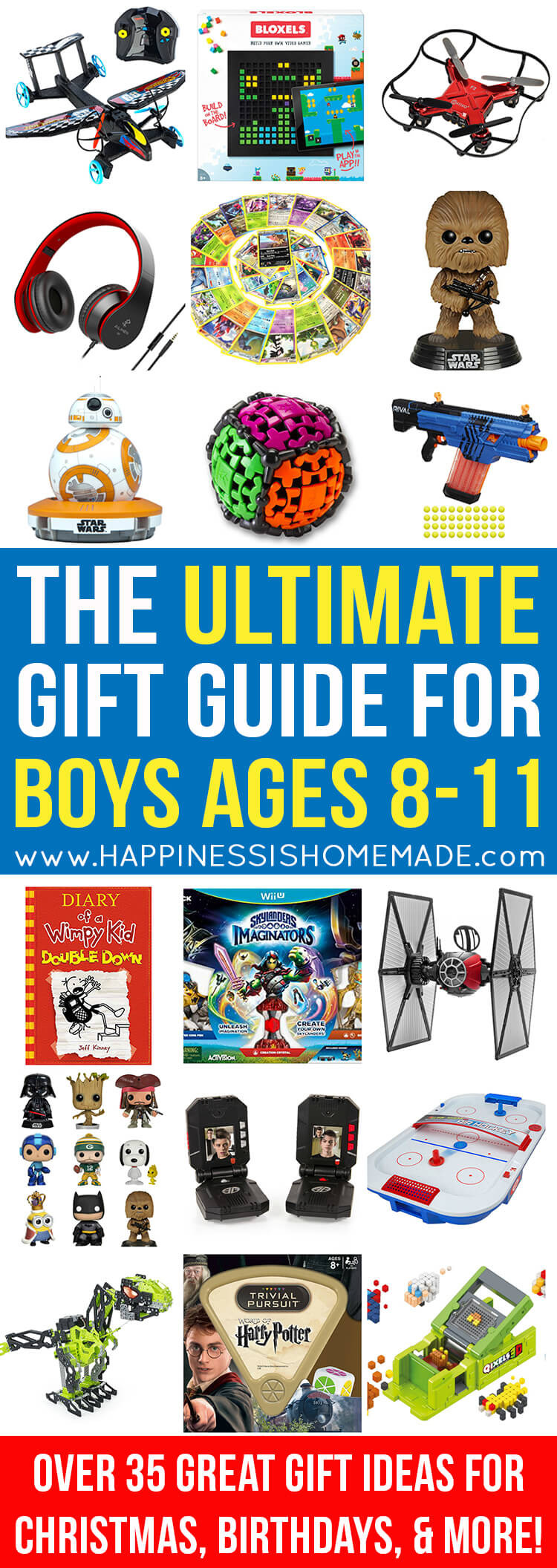 Great Gift Ideas For Boys
 The Best Gift Ideas for Boys Ages 8 11 Happiness is Homemade
