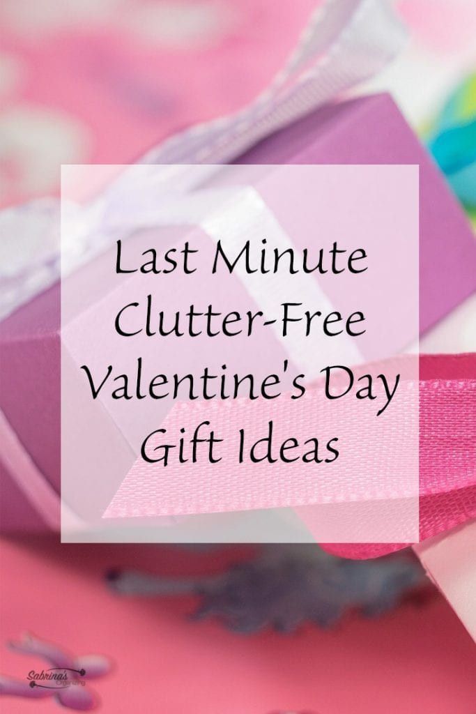 Last Minute Valentine Day Gift Ideas
 Last Minute Clutter Free Valentine s Day Gift Ideas