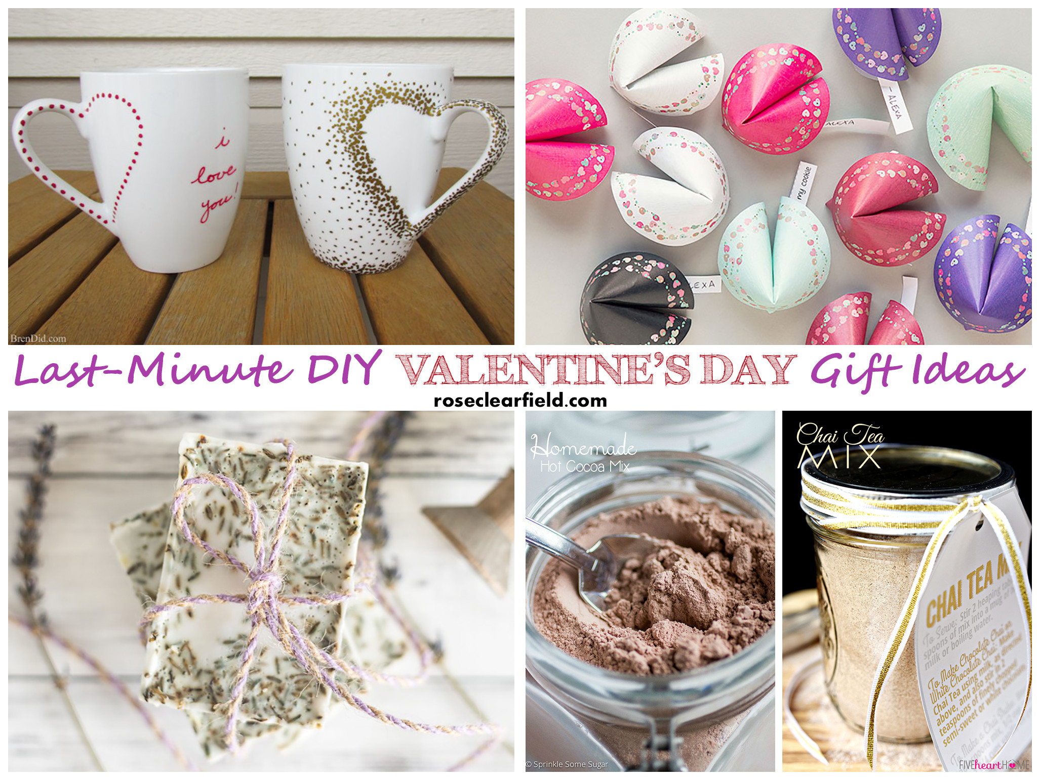 Last Minute Valentine Day Gift Ideas
 Last Minute DIY Valentine s Day Gift Ideas • Rose Clearfield