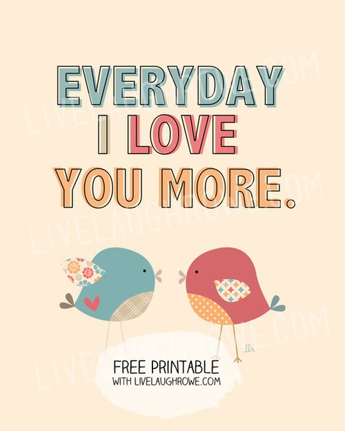 Love Everyday Quotes
 I Love You More Everyday Quotes QuotesGram