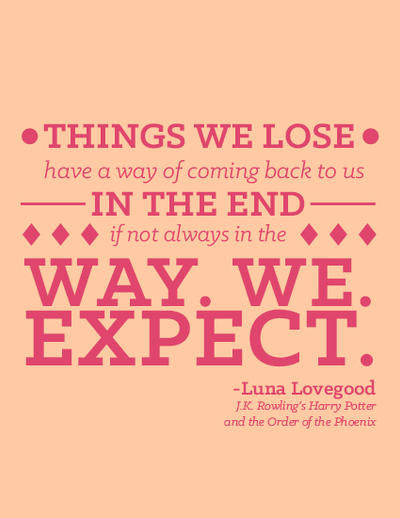 Luna Lovegood Quote
 Luna Lovegood Quote by darkchronix95 on deviantART
