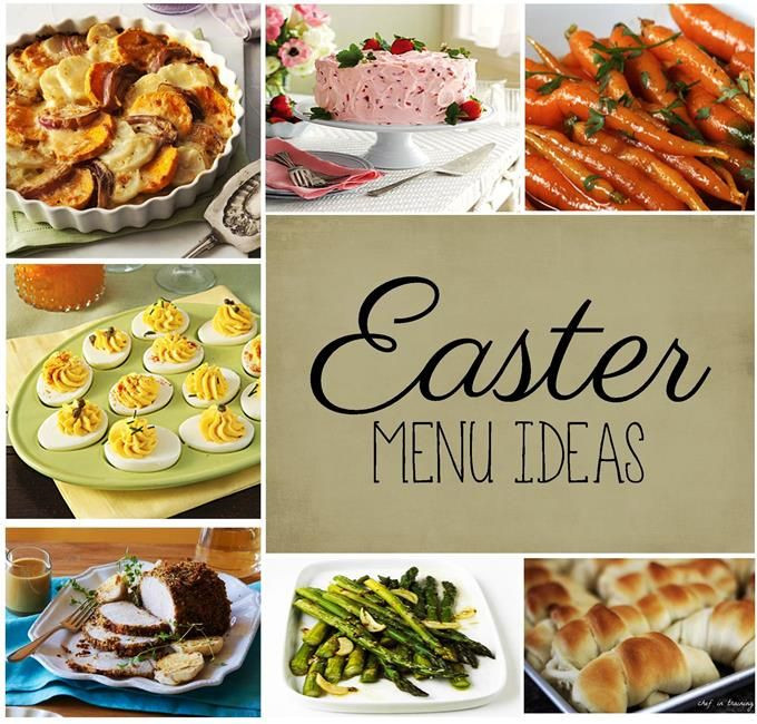 Menu For Easter Dinner
 Easter Dinner Menu Ideas