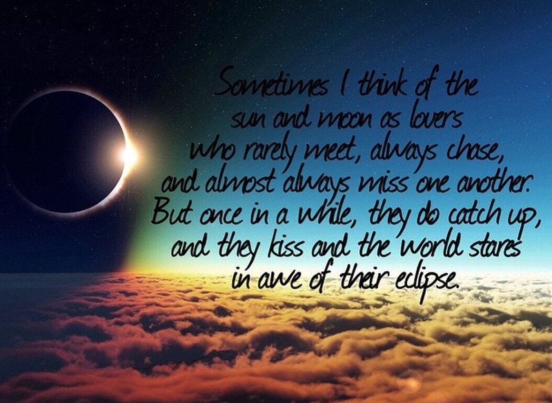 Moon Love Quotes
 25 Beautiful Sun and Moon Quotes to Make You Think