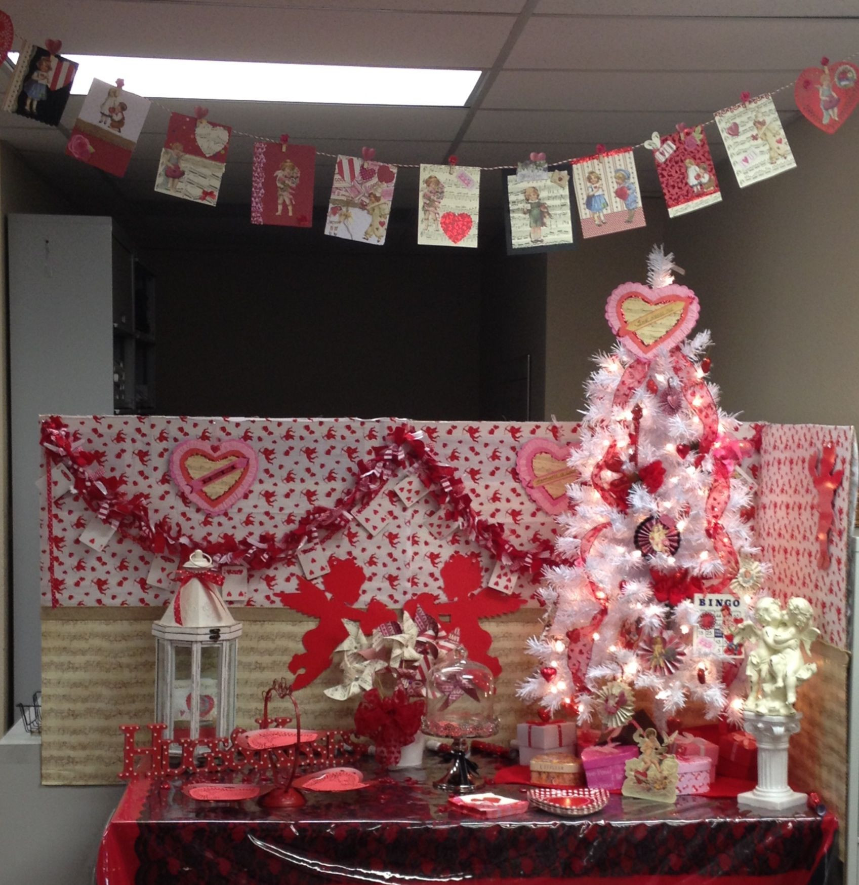 Office Valentines Day Ideas
 My office potluck decorations Thank you Pinterest for the