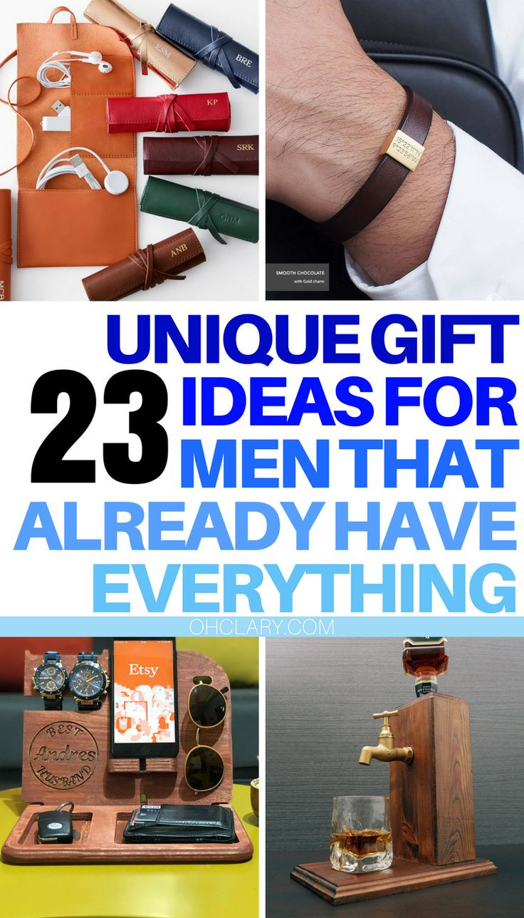 Personalized Gift Ideas For Boyfriend
 24 Unique Gift Ideas for Men Who Have Everything 2020
