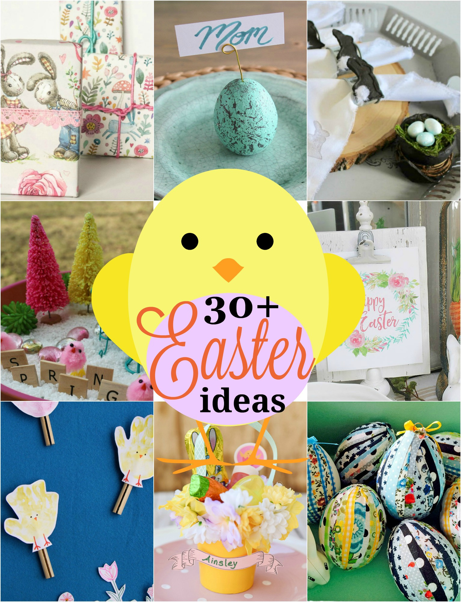 Pinterest Easter Crafts
 30 Easter Craft and Decor Ideas