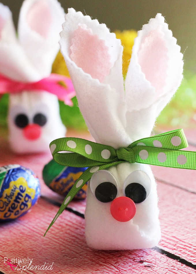 Pinterest Easter Crafts
 Easter Craft Idea Cadbury Creme Egg Bunnies