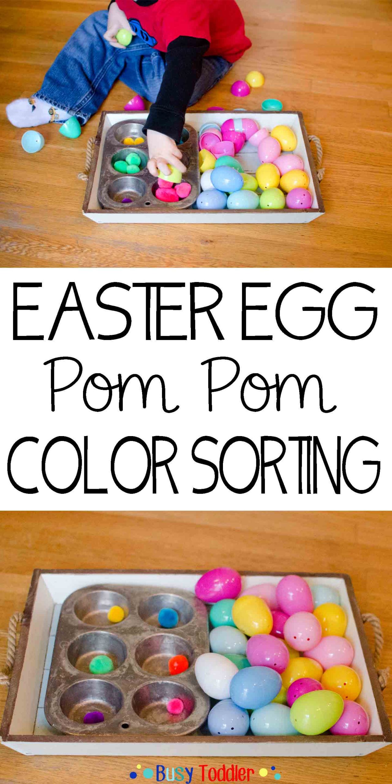 Preschool Easter Activities
 Easter Egg Color Sorting Busy Toddler