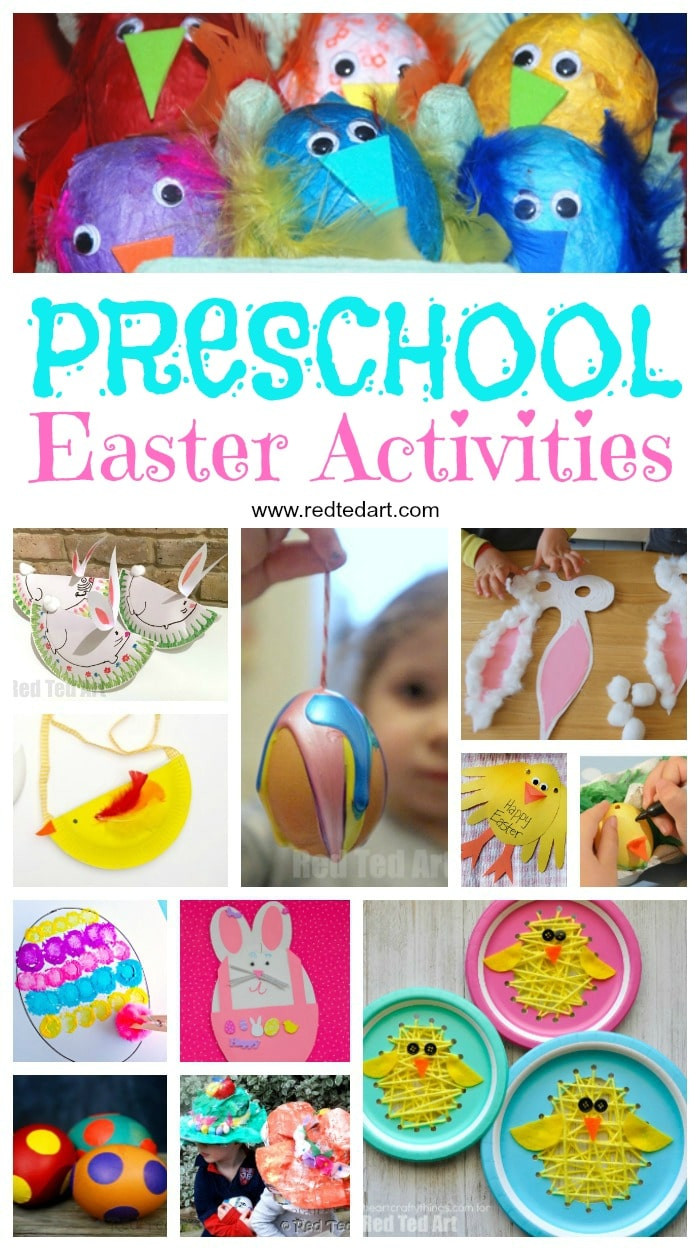 Preschool Easter Activities
 Easter Preschool Crafts Red Ted Art Make crafting with