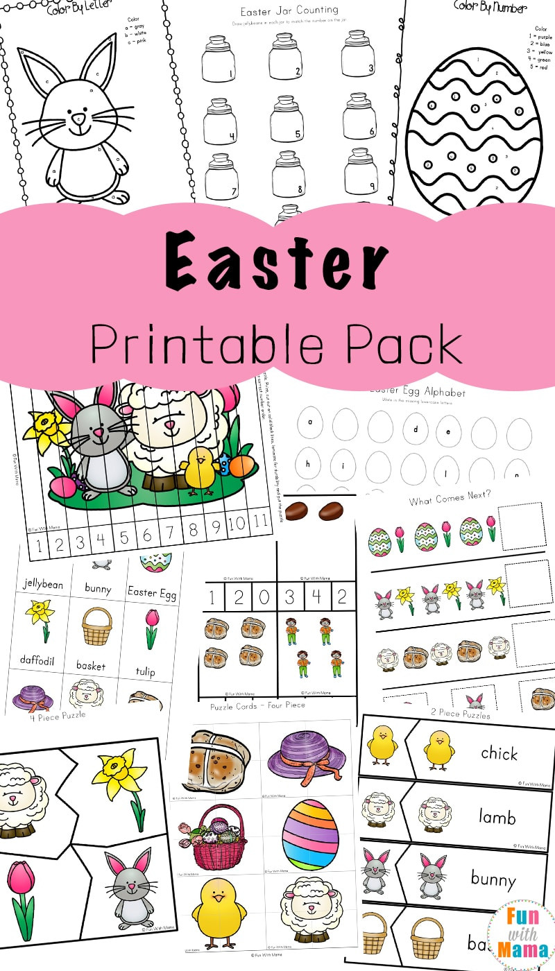 Printable Easter Activities
 Easter Activities For Toddlers and Preschool Printables