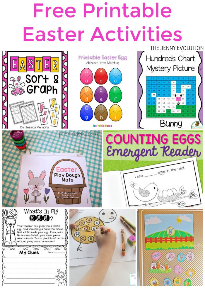 Printable Easter Activities
 Free Printable Easter Worksheets and Activities