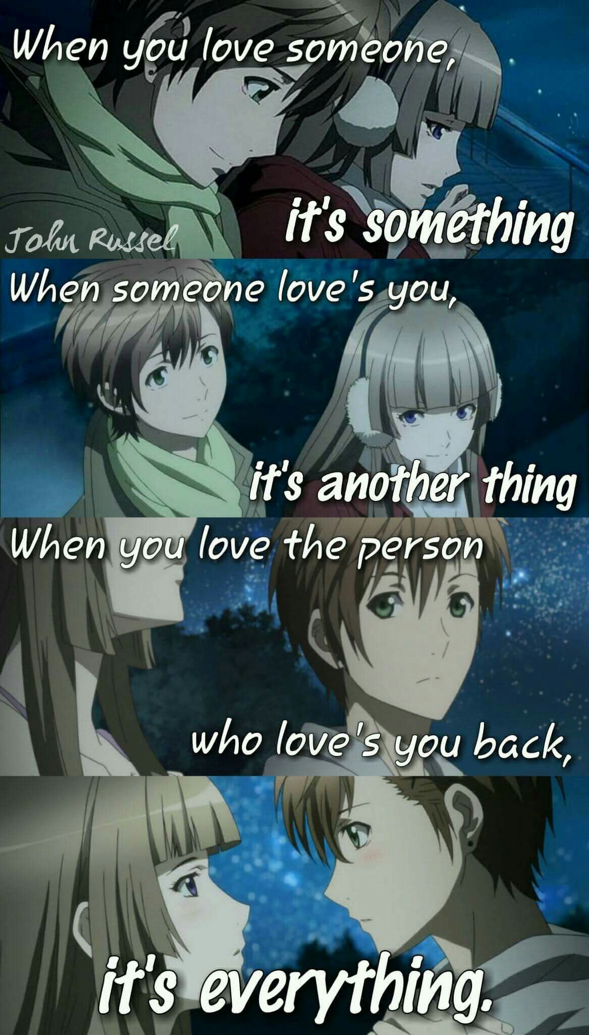 Romantic Anime Quotes
 Romantic Anime Quotes About Love
