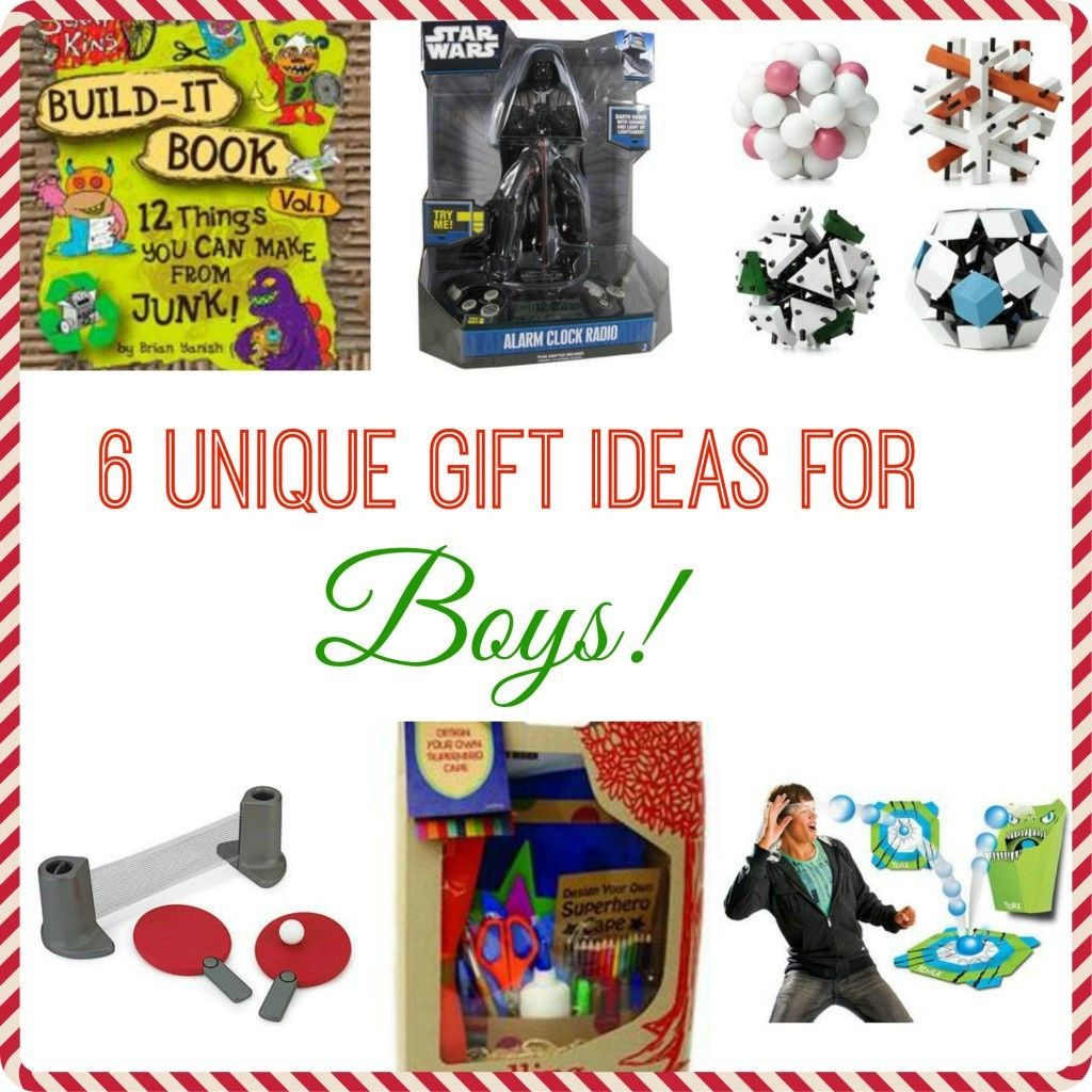 Unique Gift Ideas For Boys
 6 Unique Gift Ideas for Boys tideas momofboys