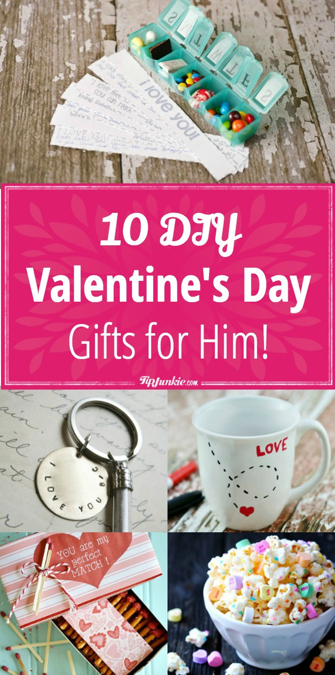 Valentine Gift Ideas For Her Homemade
 10 DIY Valentine’s Day Gifts for Him – Tip Junkie