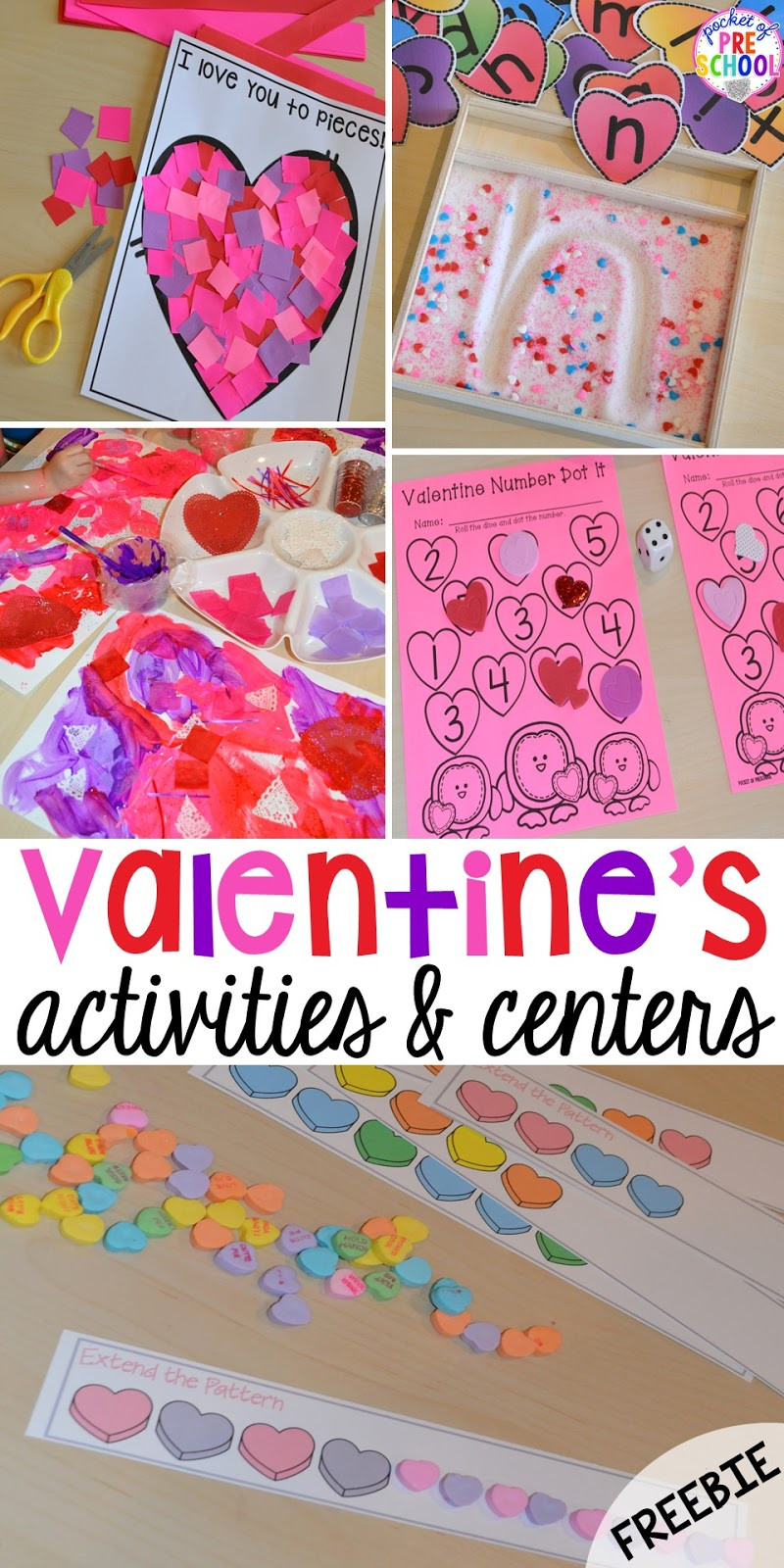 Valentines Day Activities
 Valentine s Day Themed Centers and Activities Pocket of