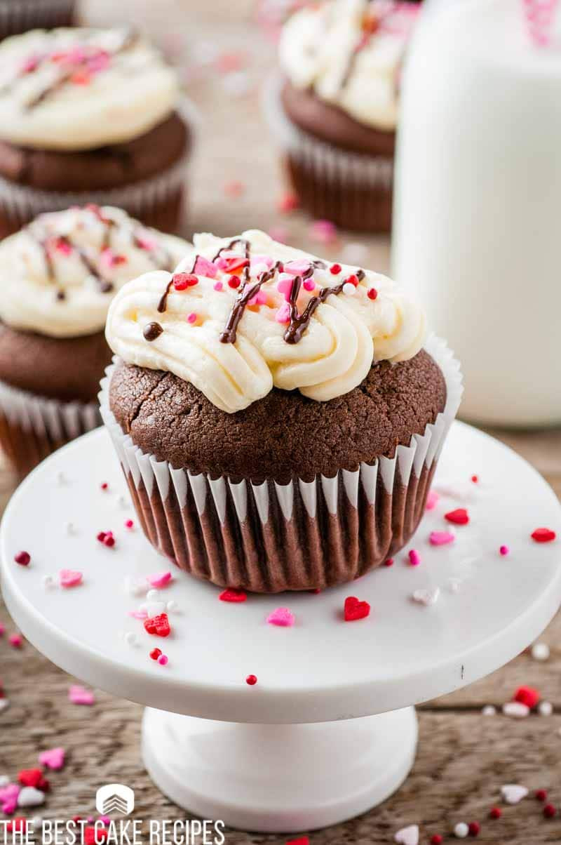 Valentines Day Cupcakes Recipes
 Double Chocolate Valentine s Day Cupcakes The Best Cake
