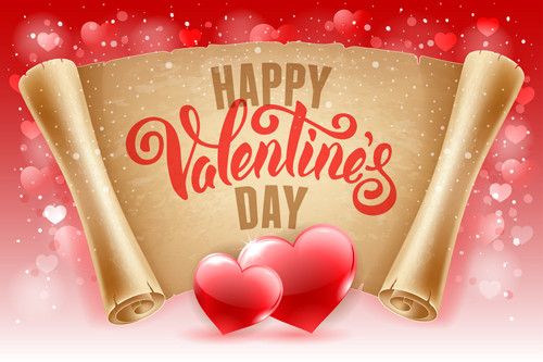 Valentines Day Gifts Cards
 Romantic valentine day t cards vector 04 Vector Heart