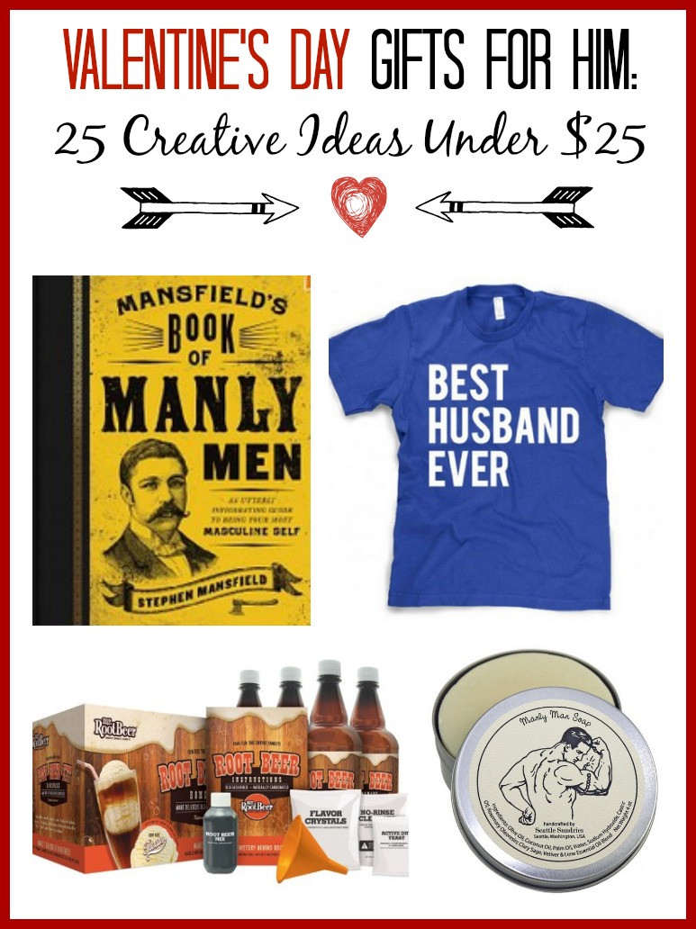 Valentines Day Gifts Ideas For Men
 Valentine s Gift Ideas for Him 25 Creative Ideas Under $25