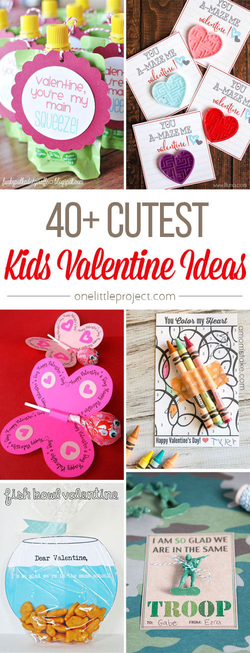 Valentines Gift Ideas For Toddlers
 40 Cute Valentine Ideas for Kids
