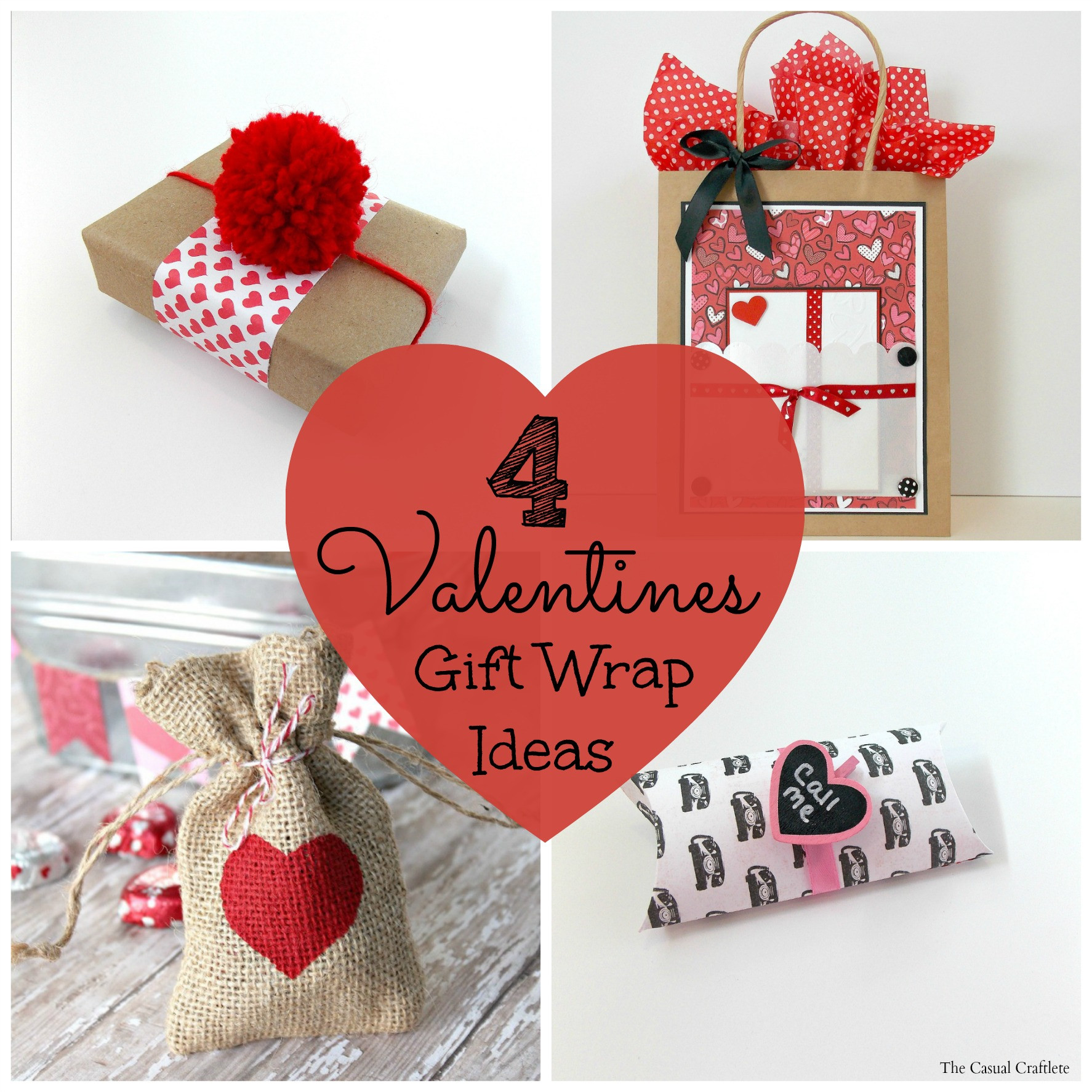 Valentines Gift Wrapping Ideas
 4 Valentines Gift Wrap Ideas Purely Katie