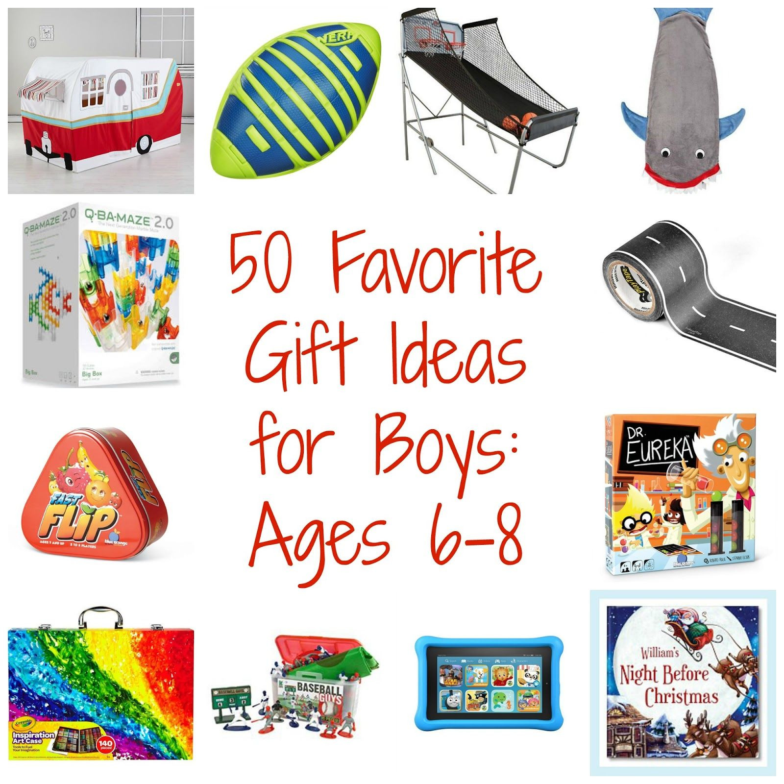 Xmas Gift Ideas For Boys
 50 Favorite Gift Ideas for Boys Ages 6 8 The Chirping
